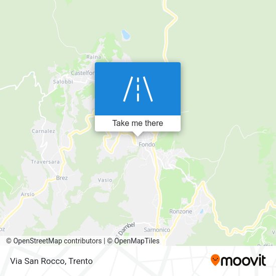 Via San Rocco map