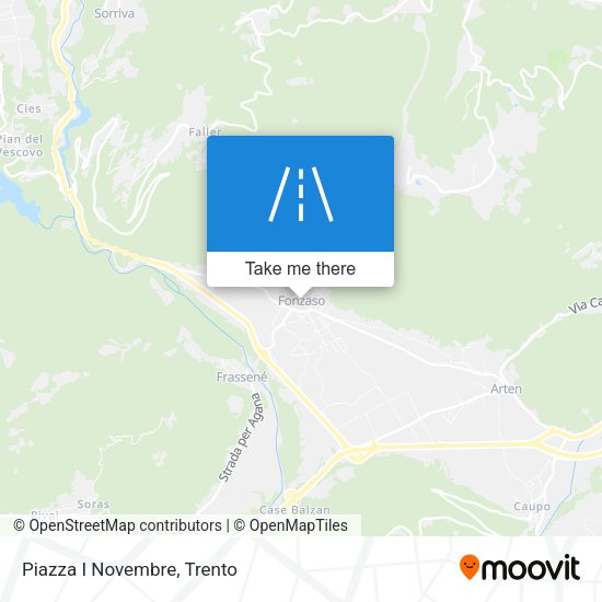 Piazza I Novembre map