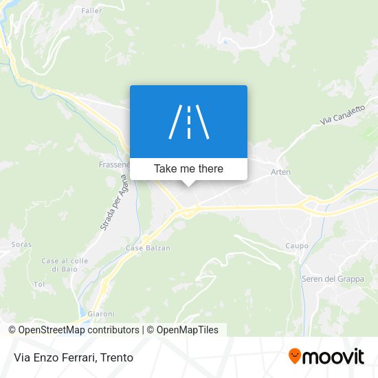 Via Enzo Ferrari map