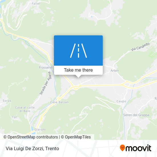 Via Luigi De Zorzi map