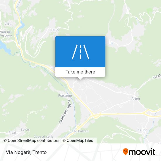 Via Nogarè map