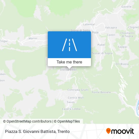 Piazza S. Giovanni Battista map