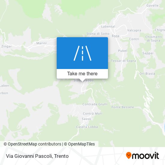 Via Giovanni Pascoli map
