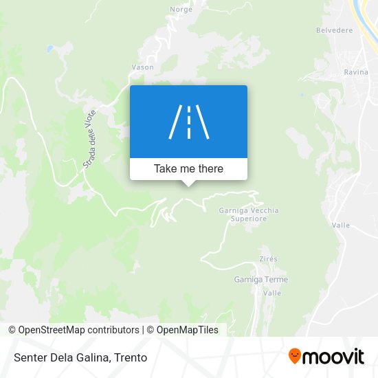 Senter Dela Galina map