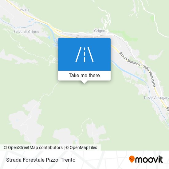 Strada Forestale Pizzo map