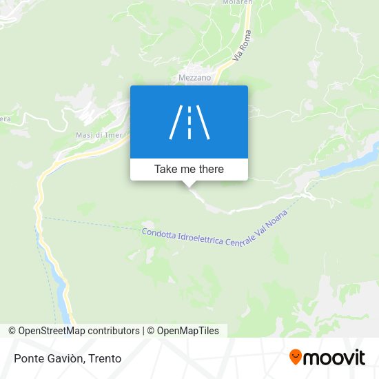 Ponte Gaviòn map