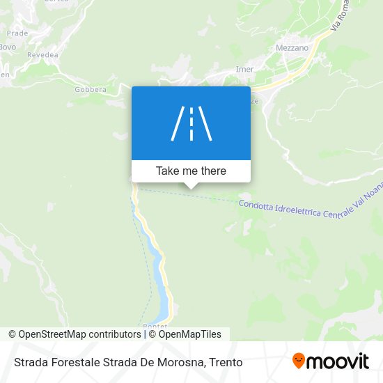 Strada Forestale Strada De Morosna map