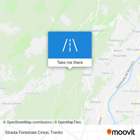 Strada Forestale Ciresi map