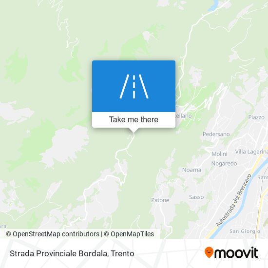 Strada Provinciale Bordala map