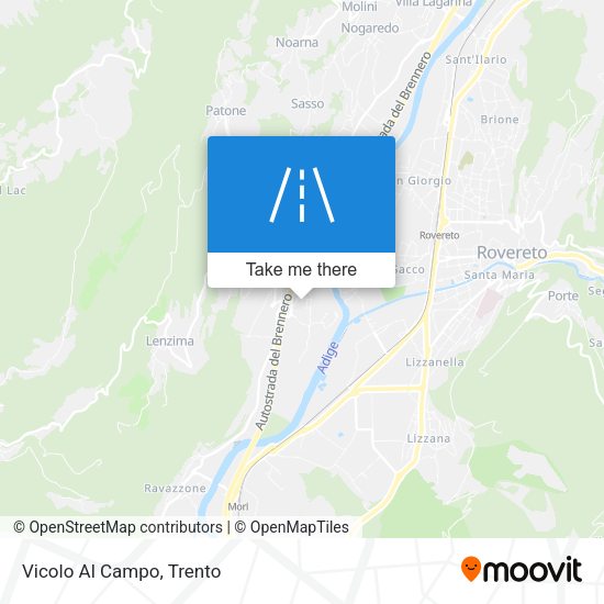 Vicolo Al Campo map