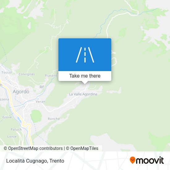 Località Cugnago map