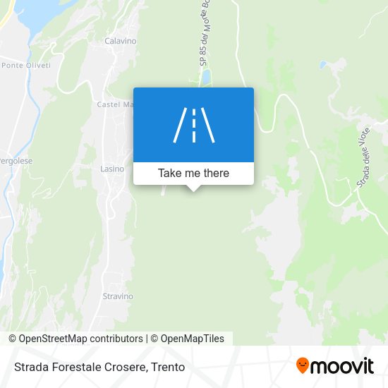 Strada Forestale Crosere map