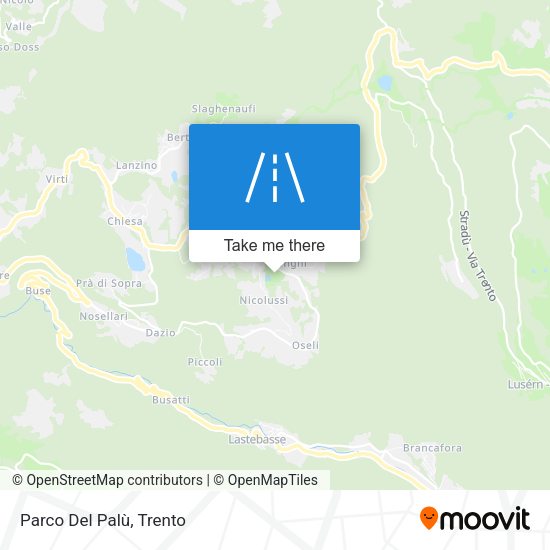 Parco Del Palù map