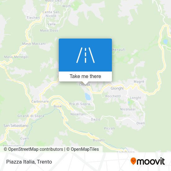Piazza Italia map