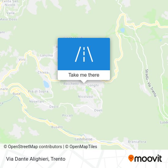 Via Dante Alighieri map