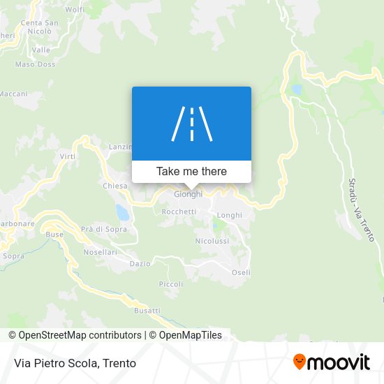Via Pietro Scola map