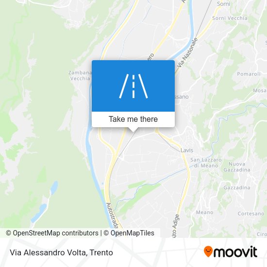 Via Alessandro Volta map