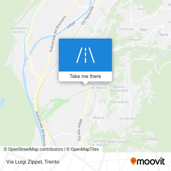 Via Luigi Zippel map