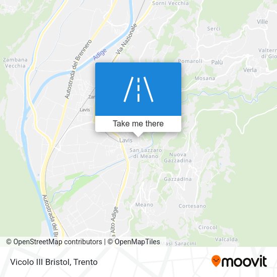 Vicolo III Bristol map