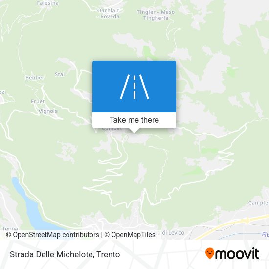 Strada Delle Michelote map