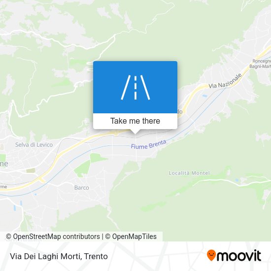 Via Dei Laghi Morti map