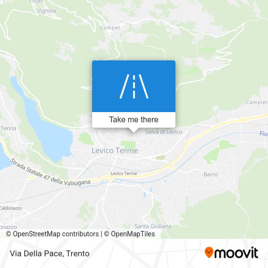 Via Della Pace map