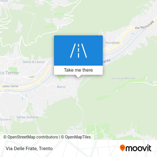 Via Delle Frate map