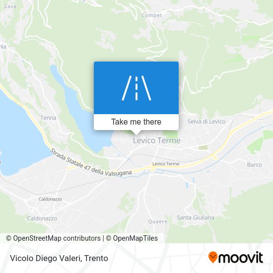 Vicolo Diego Valeri map