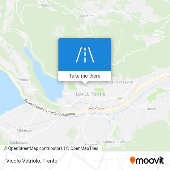 Vicolo Vetriolo map