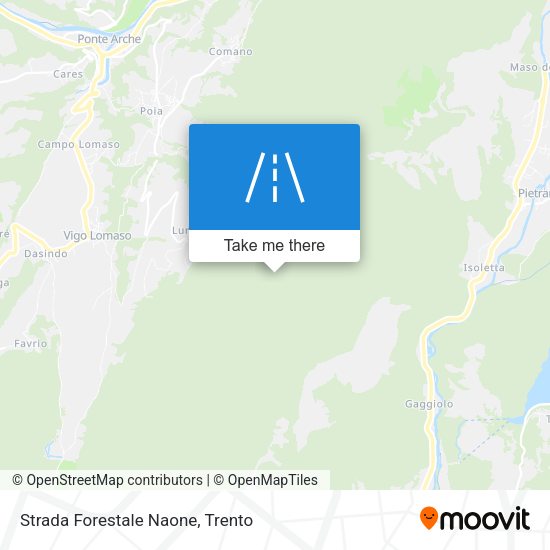 Strada Forestale Naone map