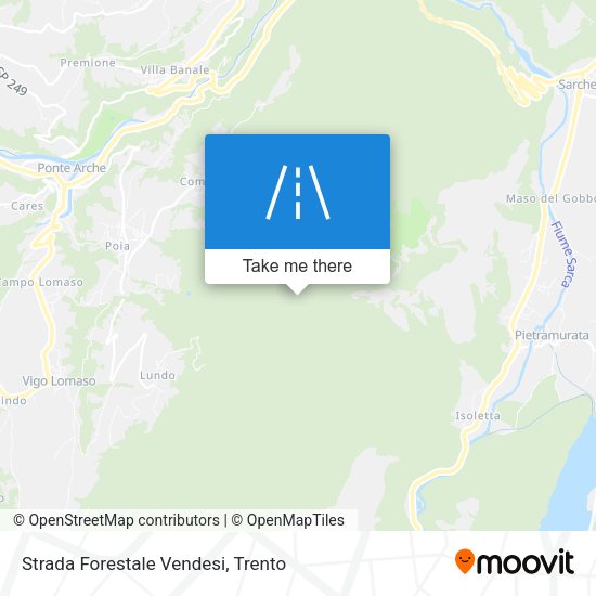 Strada Forestale Vendesi map