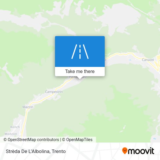 Strèda De L'Albolina map