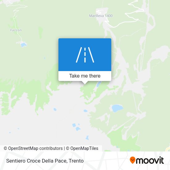 Sentiero Croce Della Pace map