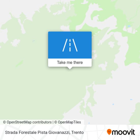 Strada Forestale Pista Giovanazzi map