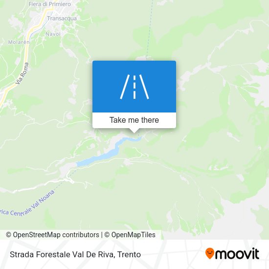 Strada Forestale Val De Riva map