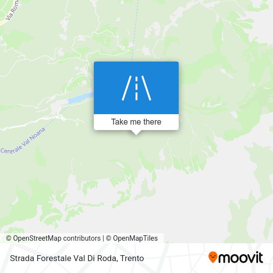 Strada Forestale Val Di Roda map