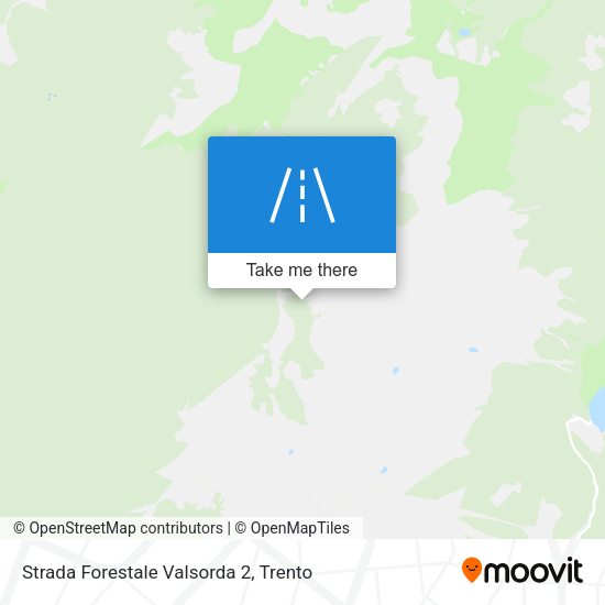 Strada Forestale Valsorda 2 map
