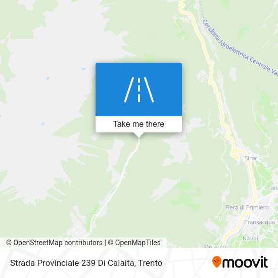 Strada Provinciale 239 Di Calaita map