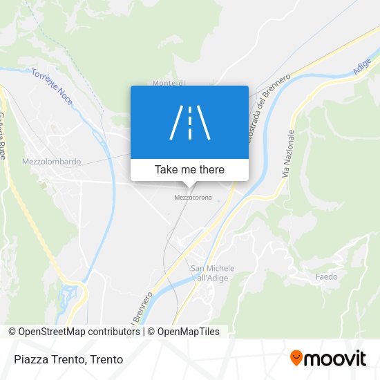 Piazza Trento map