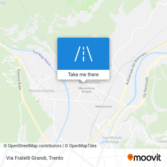 Via Fratelli Grandi map