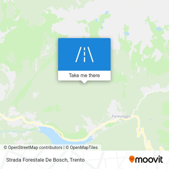 Strada Forestale De Bosch map