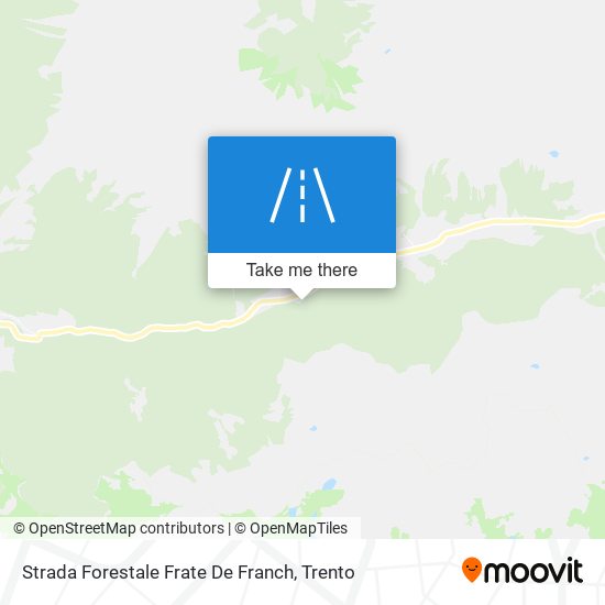 Strada Forestale Frate De Franch map