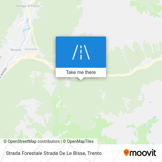 Strada Forestale Strada De Le Bisse map