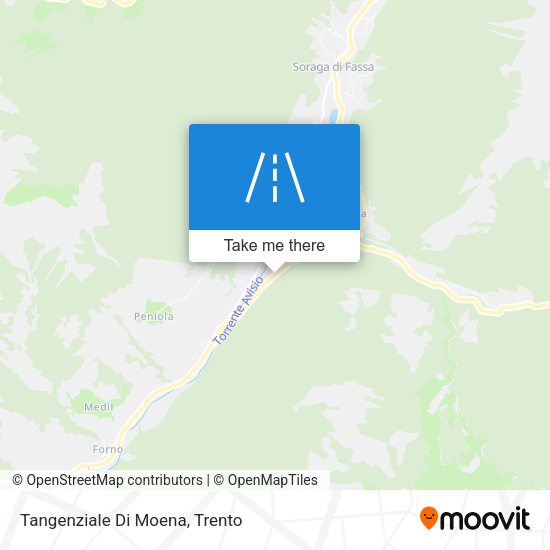 Tangenziale Di Moena map