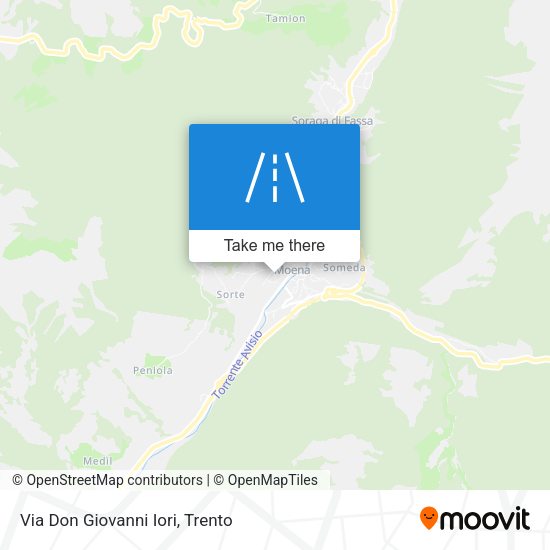 Via Don Giovanni Iori map