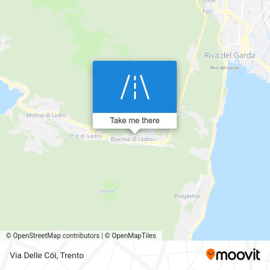 Via Delle Cói map
