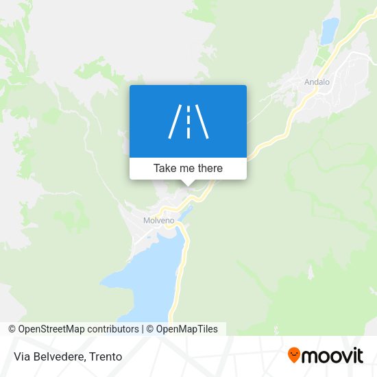 Via Belvedere map