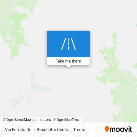 Via Ferrata Delle Bocchette Centrali map