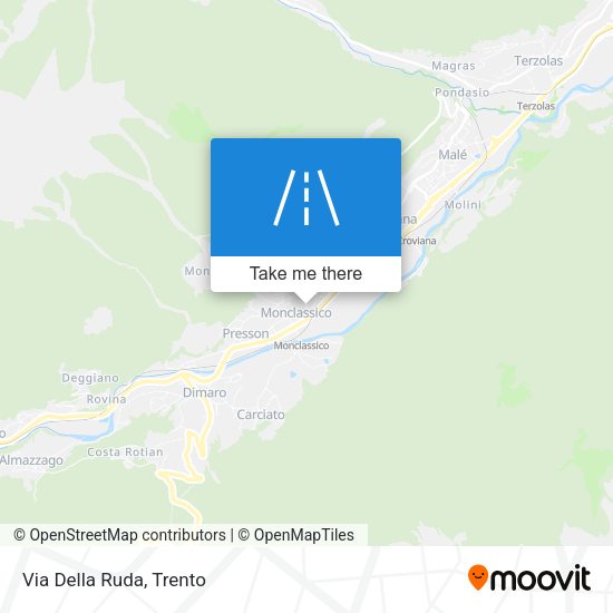 Via Della Ruda map