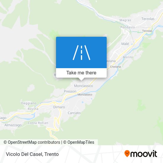 Vicolo Del Casel map